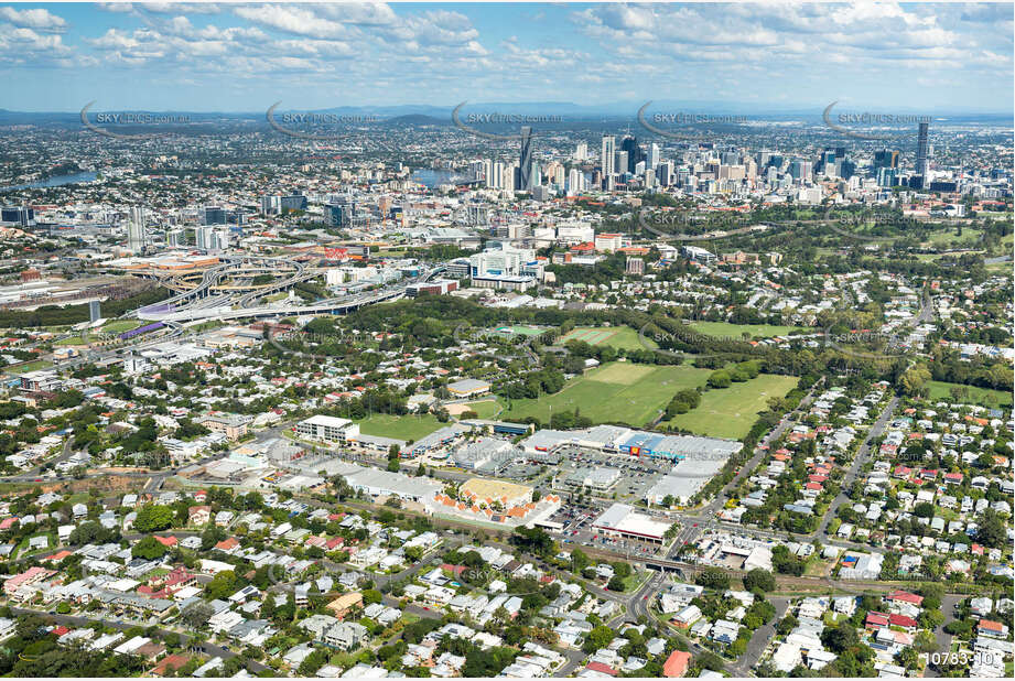 Lutwyche Road & Airport Link - Windsor QLD Aerial Photography