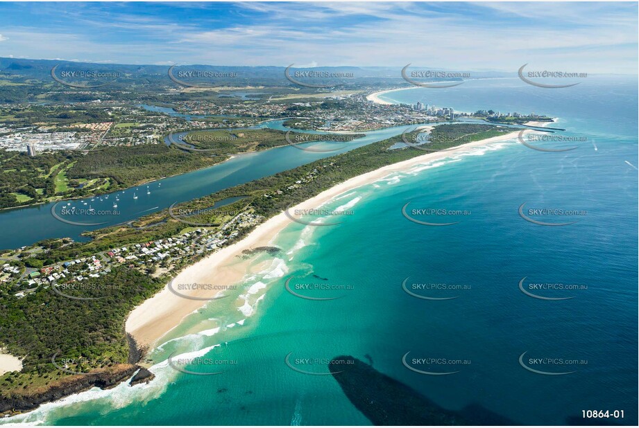 Letitia Spit at Fingal Head - NSW NSW Aerial Photography