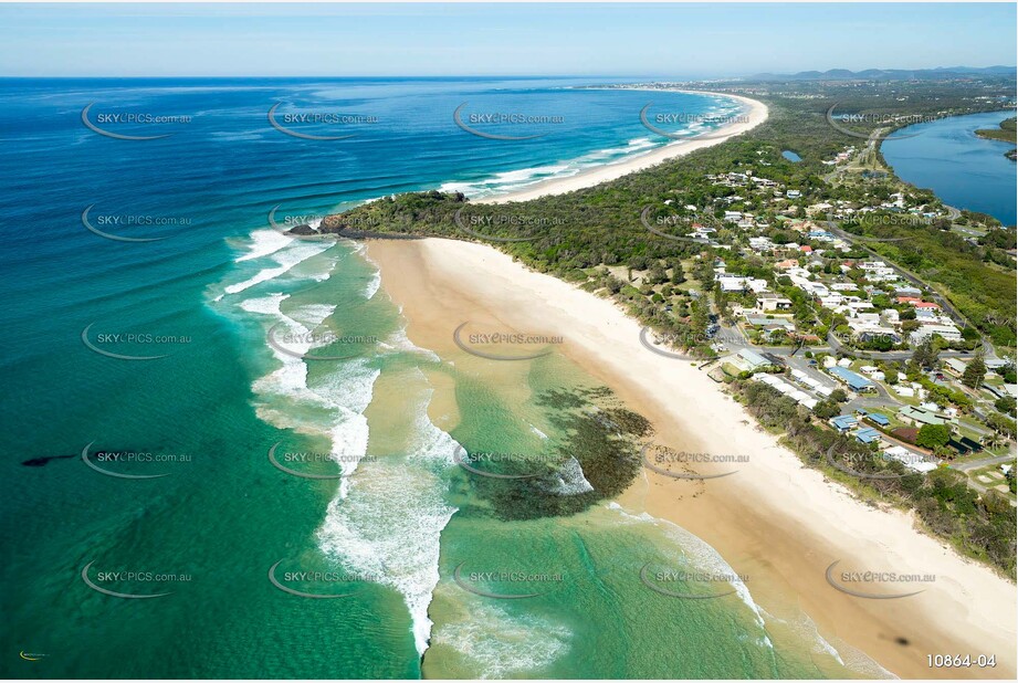 Letitia Spit at Fingal Head - NSW NSW Aerial Photography