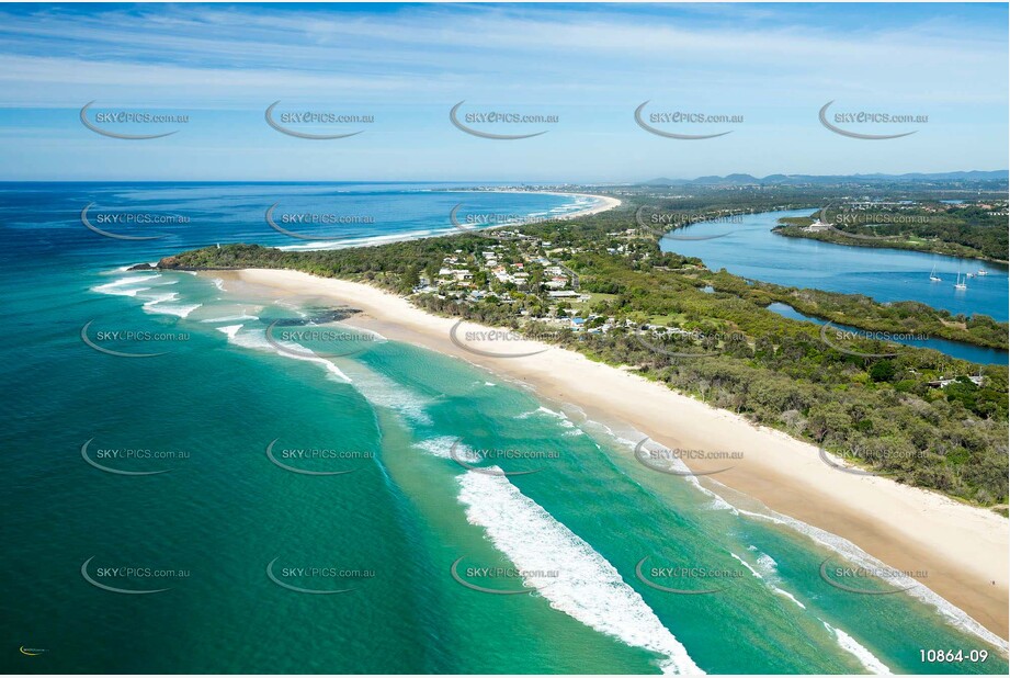 Letitia Spit at Fingal Head - NSW NSW Aerial Photography