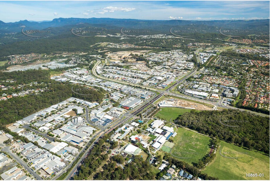 Aerial Photo of a Burleigh Heads Industrial Area QLD Aerial Photography