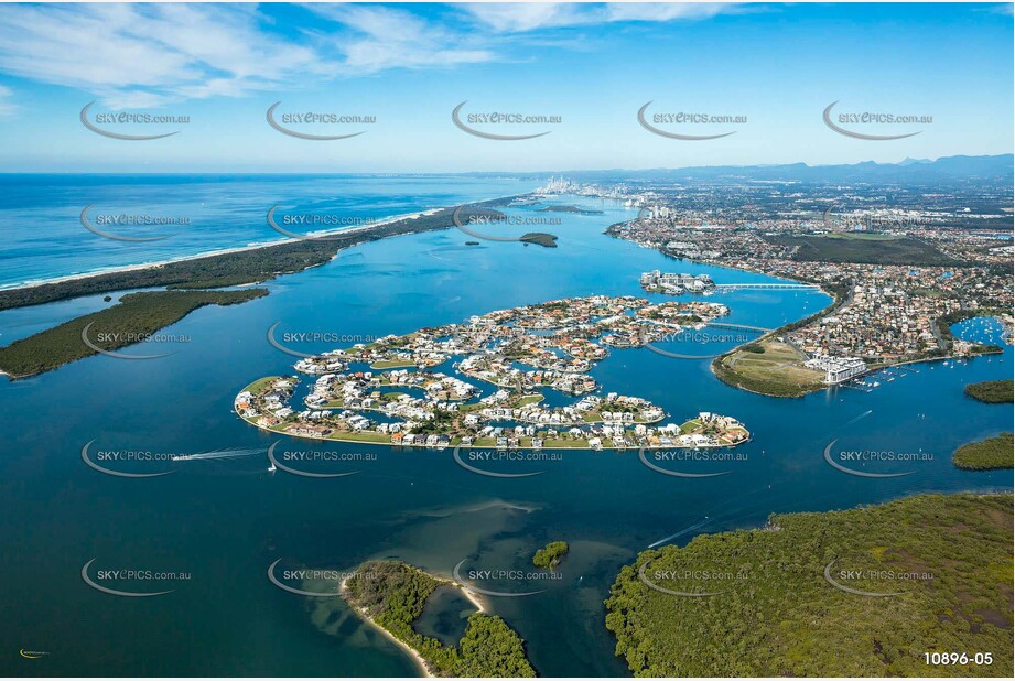 Aerial Photo Sovereign Island QLD Aerial Photography