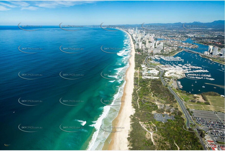 Aerial Photo Main Beach QLD Aerial Photography