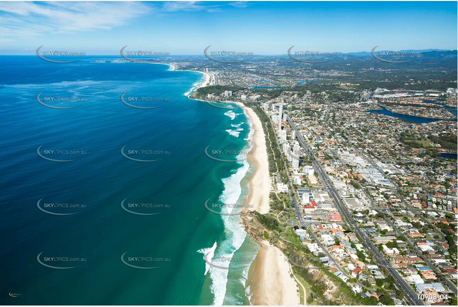 Aerial Photo of Burleigh Heads QLD Aerial Photography