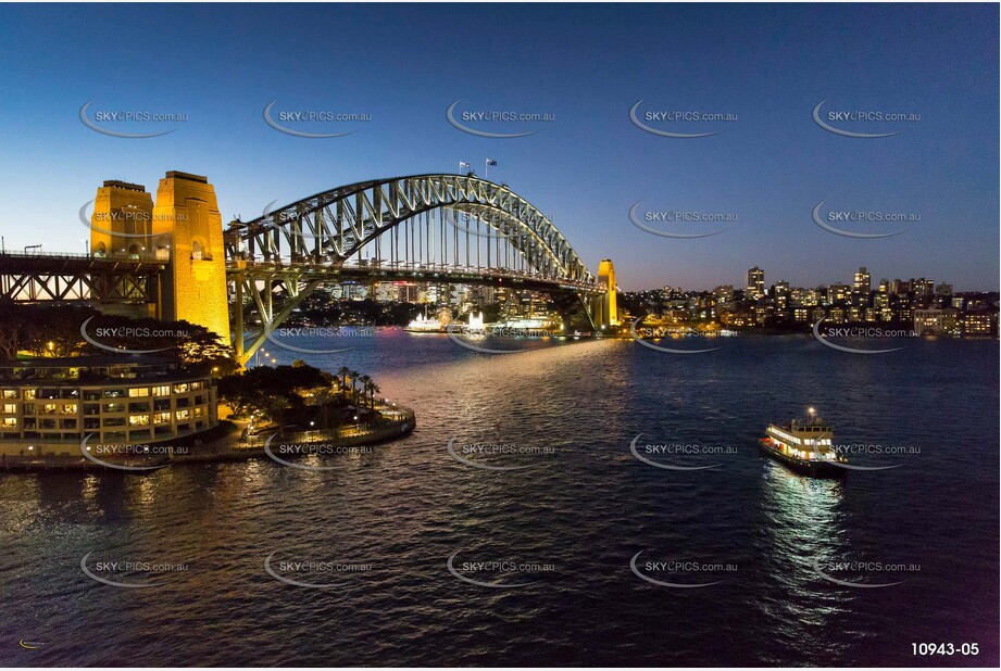 Sydney Opera House at Dusk Aerial Photography