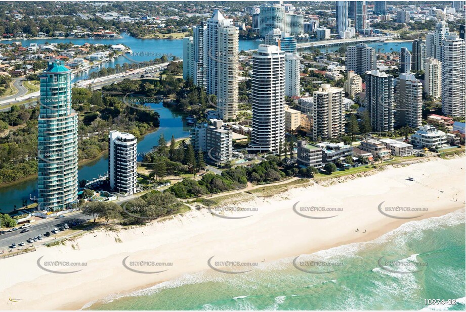 Aerial Photo Main Beach QLD Aerial Photography