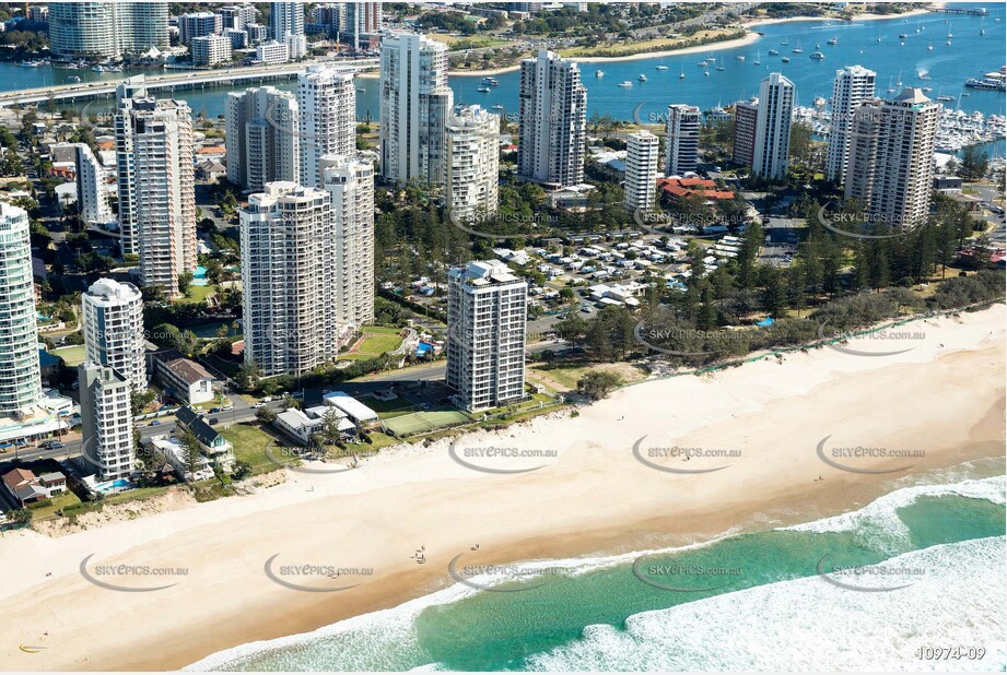 Aerial Photo Main Beach QLD Aerial Photography