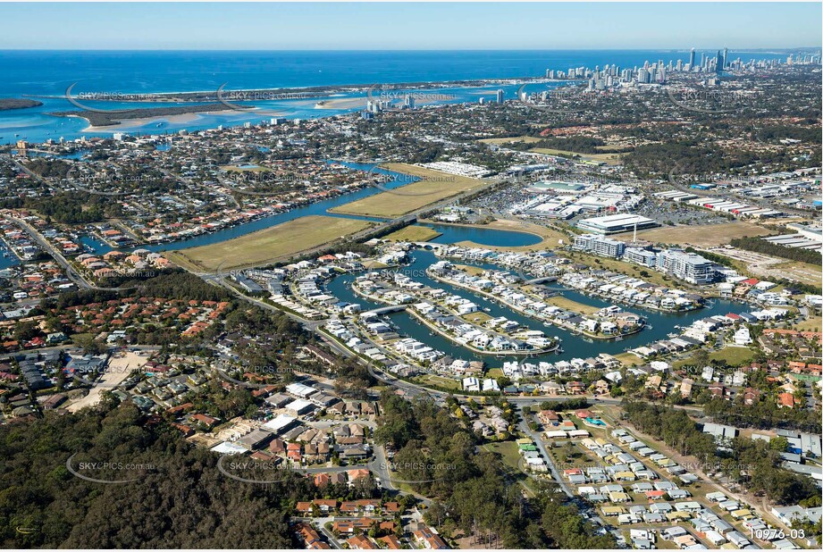 Aerial Photo Biggera Waters QLD Aerial Photography