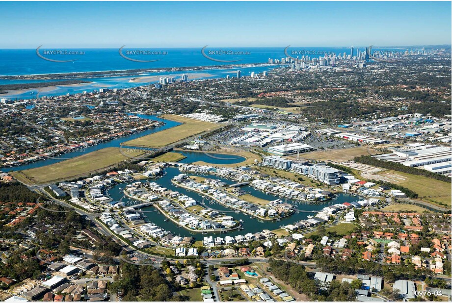 Aerial Photo Biggera Waters QLD Aerial Photography