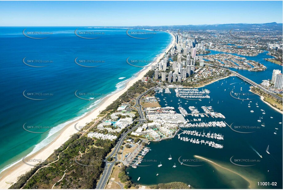 Aerial Photo Main Beach QLD Aerial Photography