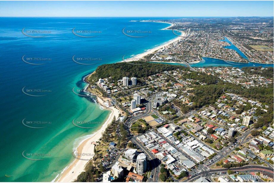 Aerial Photo Burleigh Heads QLD Aerial Photography