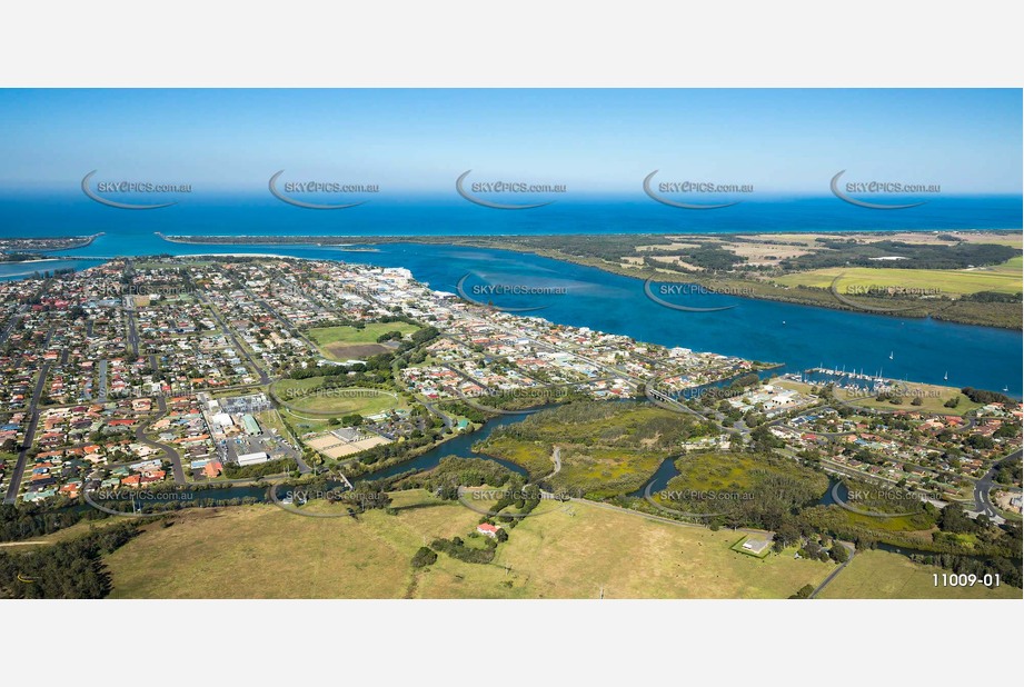 Ballina on the Richmond River Aerial Photography