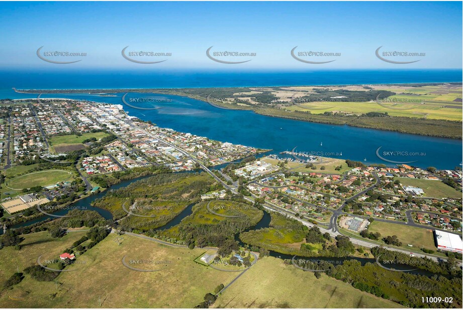 Ballina on the Richmond River Aerial Photography