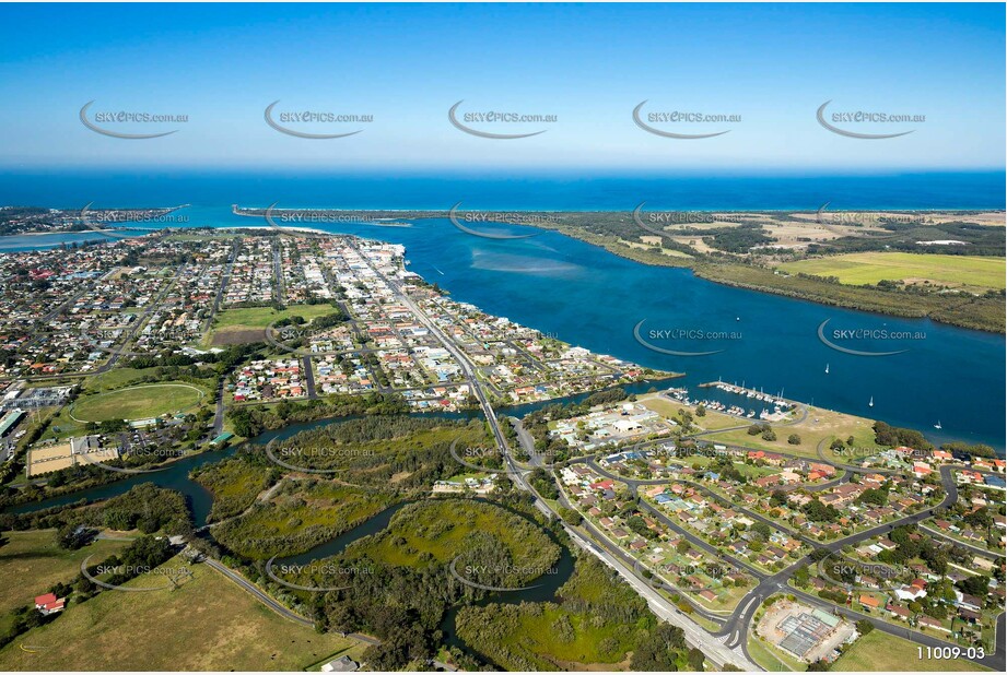 Ballina on the Richmond River Aerial Photography