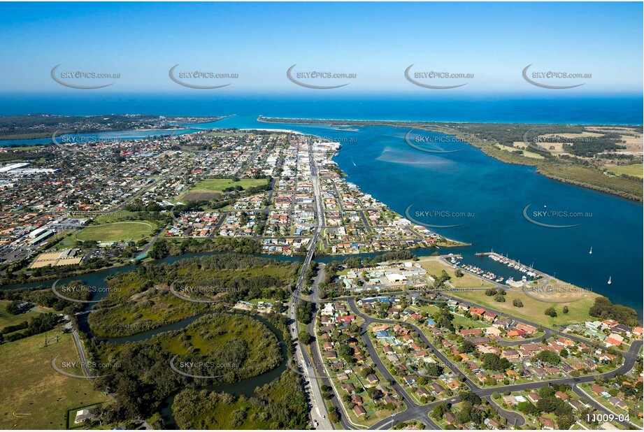 Ballina on the Richmond River Aerial Photography