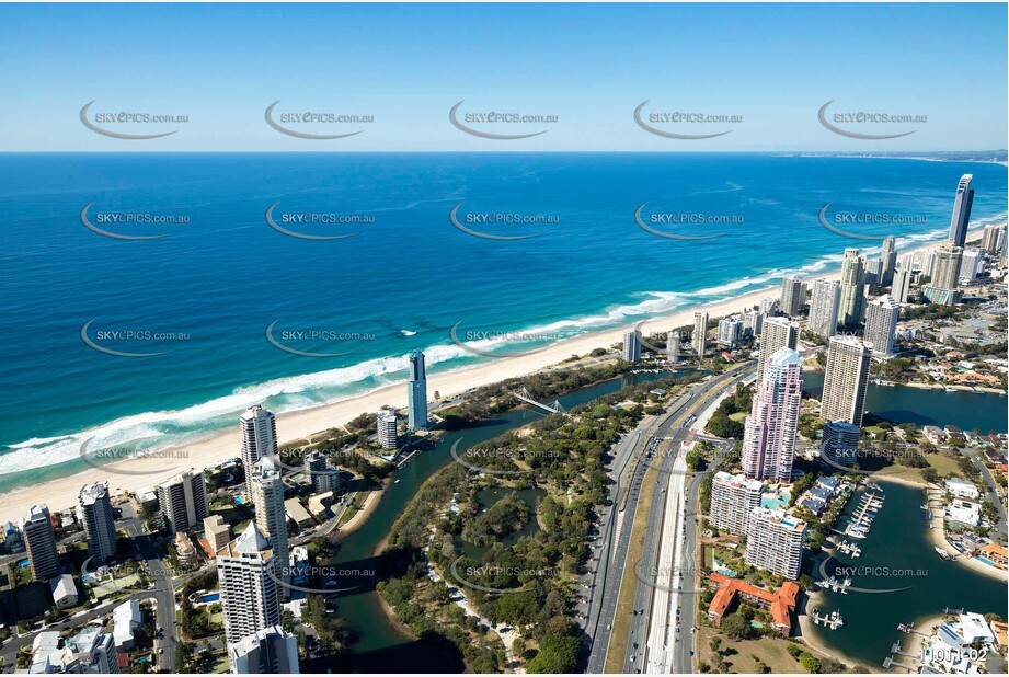 Macintosh Island Park - Surfers Paradise QLD Aerial Photography