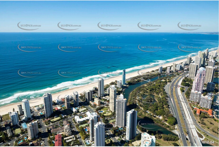 Aerial Photo of Main Beach - Gold Coast QLD Aerial Photography