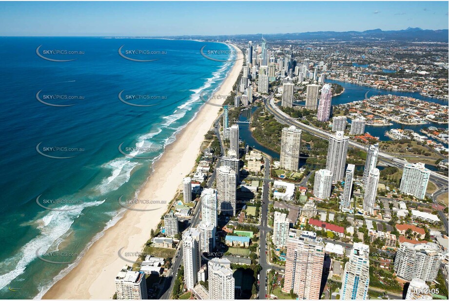 Aerial Photo of Main Beach - Gold Coast QLD Aerial Photography