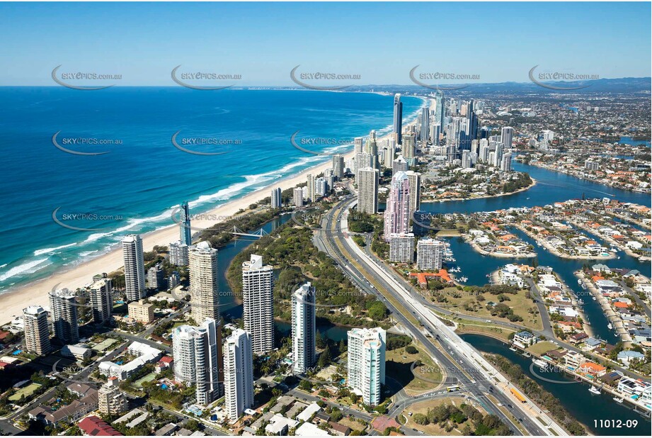 Aerial Photo of Main Beach - Gold Coast QLD Aerial Photography