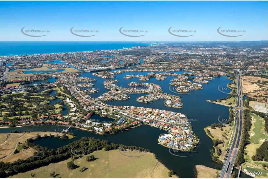 Clear Island Waters - Gold Coast QLD Aerial Photography