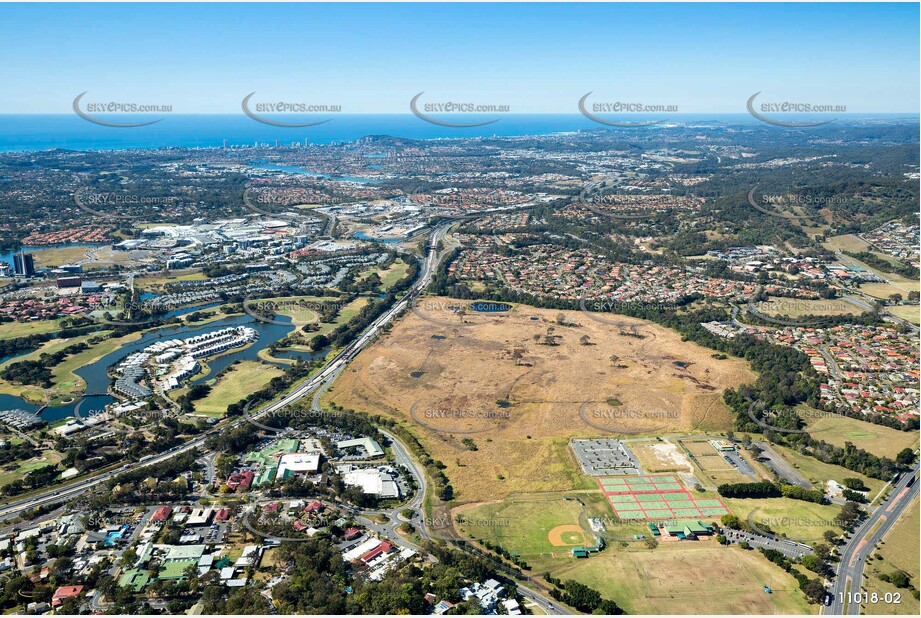 Looking from Mudgeeraba to Robina QLD Aerial Photography