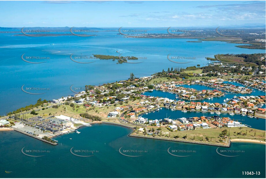 Aerial Photo of Cleveland & Raby Bay QLD Aerial Photography