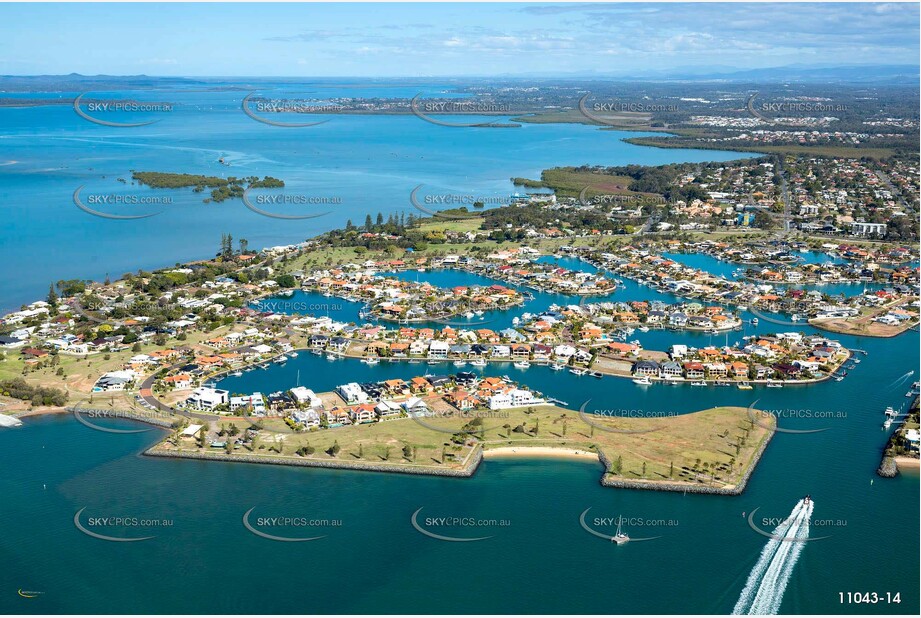 Aerial Photo of Cleveland & Raby Bay QLD Aerial Photography