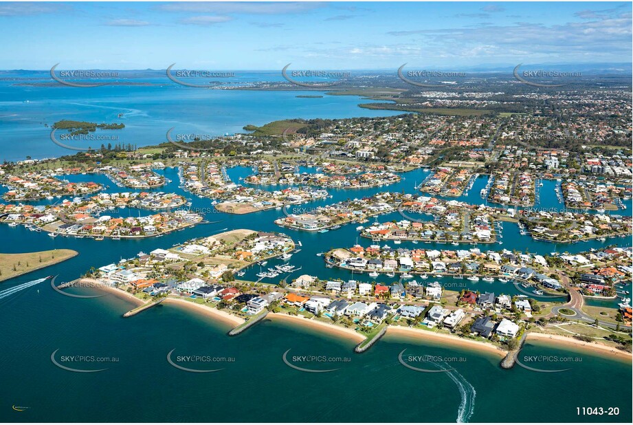 Aerial Photo of Cleveland & Raby Bay QLD Aerial Photography