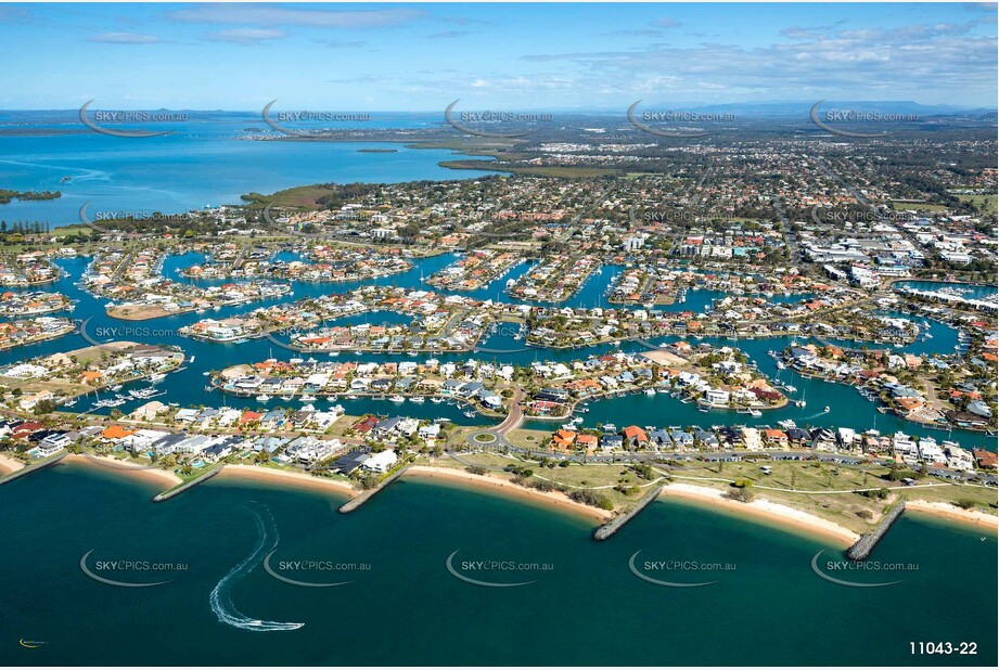 Aerial Photo of Cleveland & Raby Bay QLD Aerial Photography