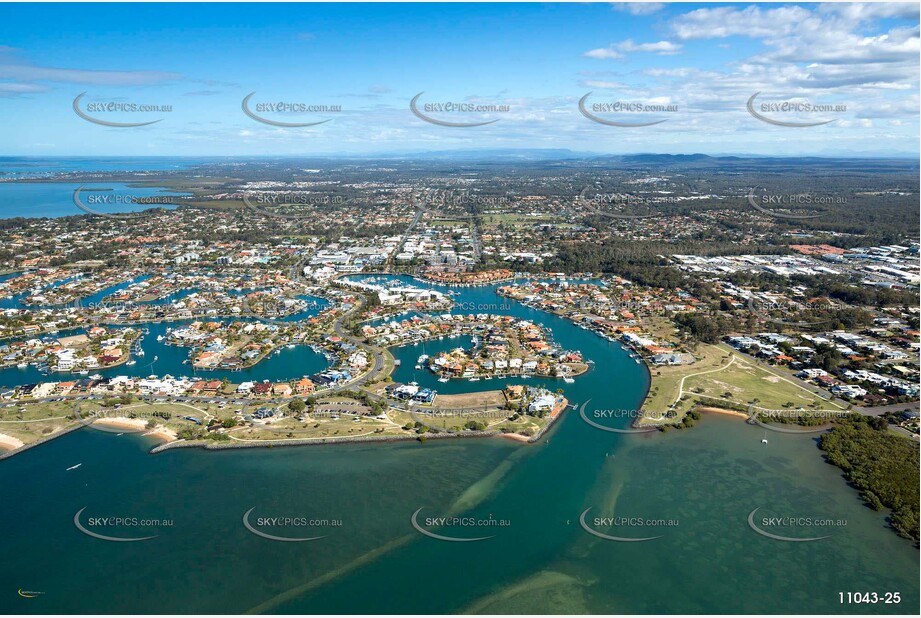 Aerial Photo of Cleveland & Raby Bay QLD Aerial Photography