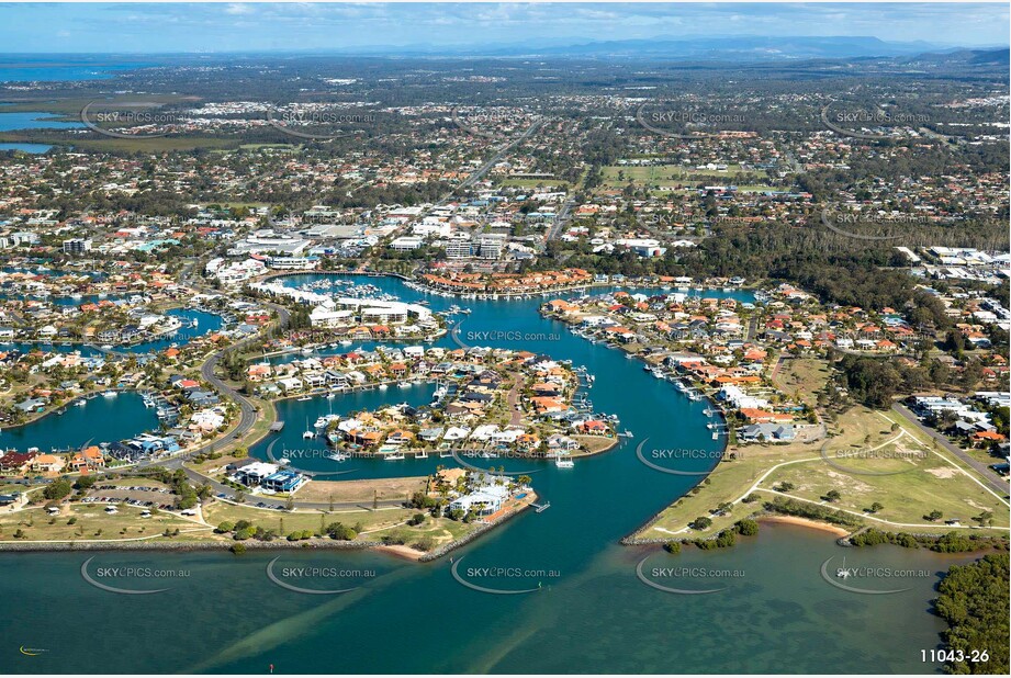 Aerial Photo of Cleveland & Raby Bay QLD Aerial Photography