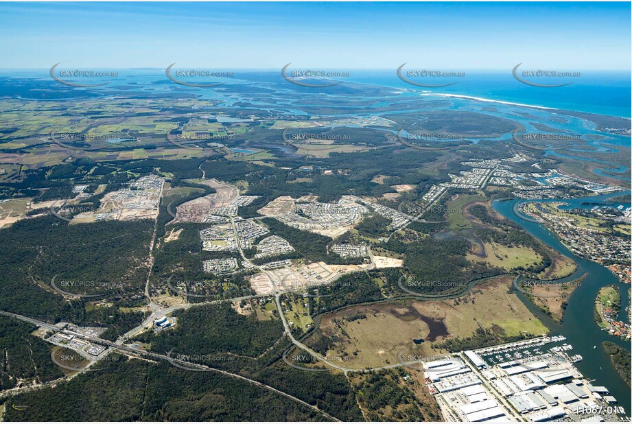 High Altitude Photo of Coomera Gold Coast QLD Aerial Photography