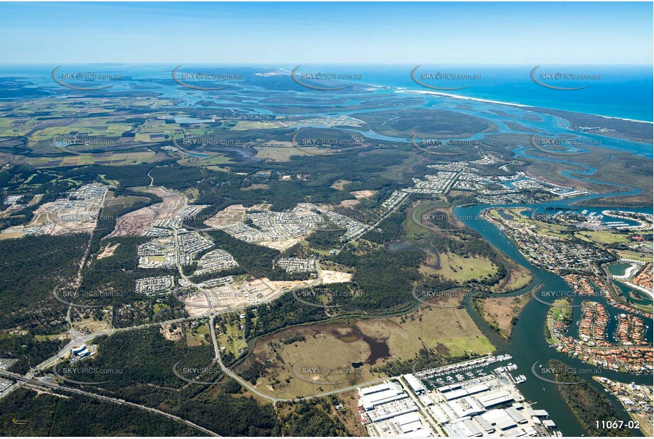 High Altitude Photo of Coomera Gold Coast QLD Aerial Photography