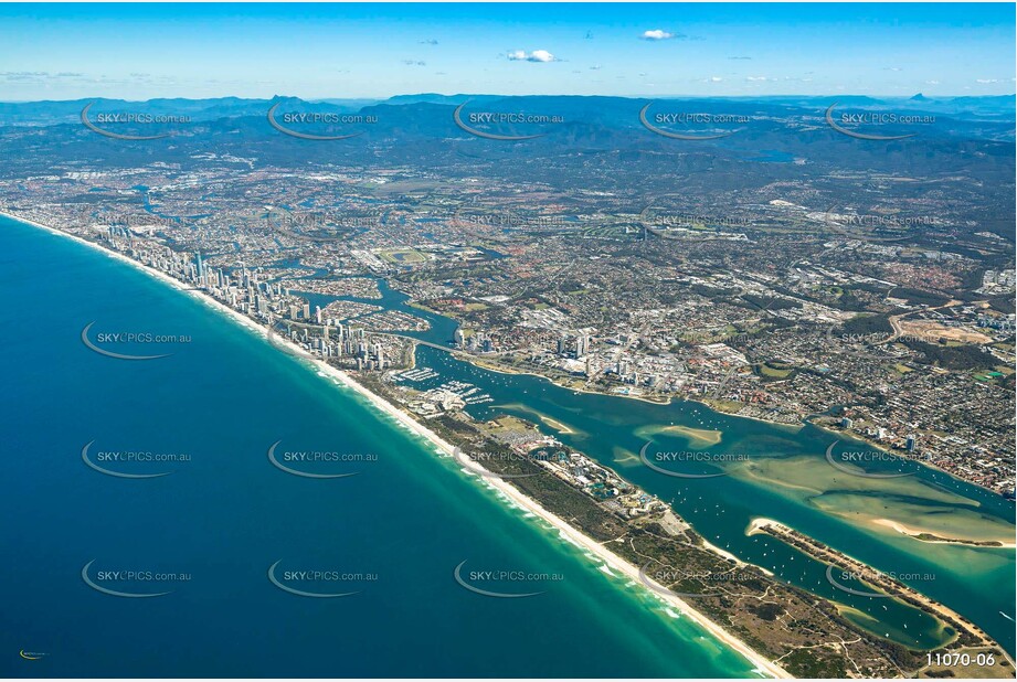 A view of Southport from 8000ft QLD Aerial Photography