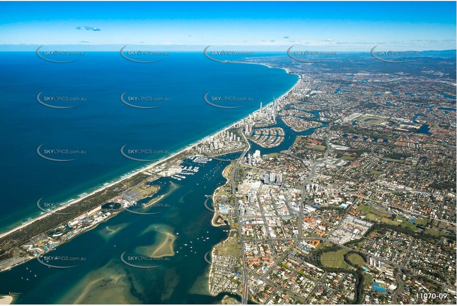 A view of Southport from 8000ft QLD Aerial Photography