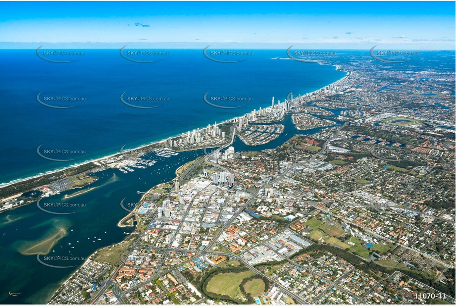 A view of Southport from 8000ft QLD Aerial Photography