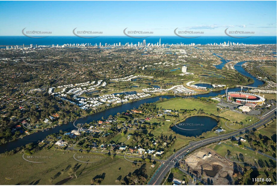 Maryland Avenue Carrara QLD Aerial Photography