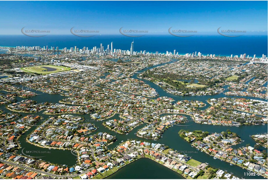 The Sorrento Area of Benowa QLD Aerial Photography