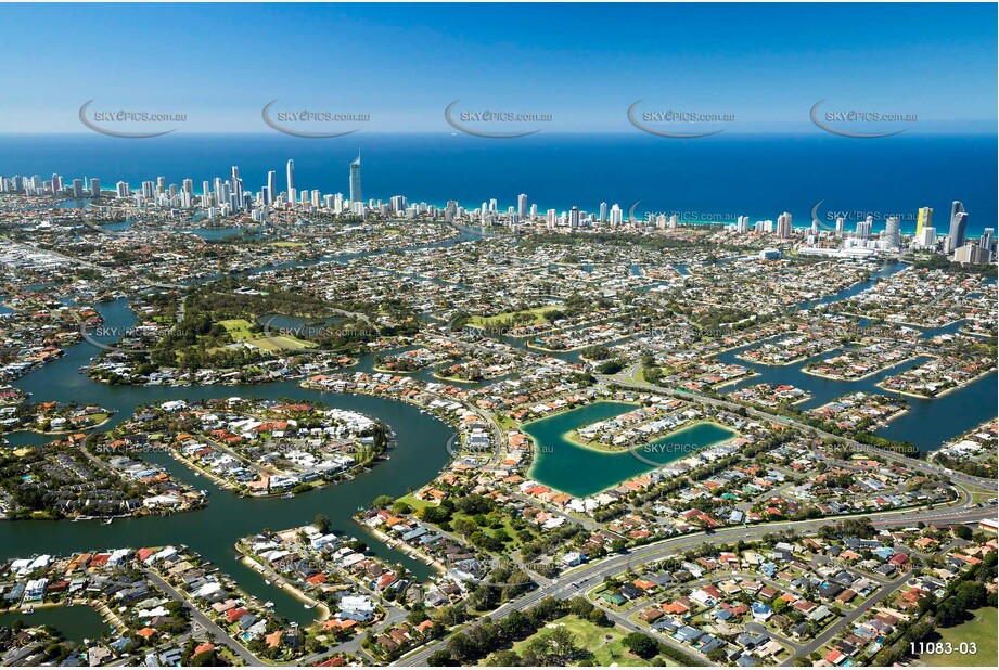 Aerial Photo Broadbeach Waters QLD Aerial Photography