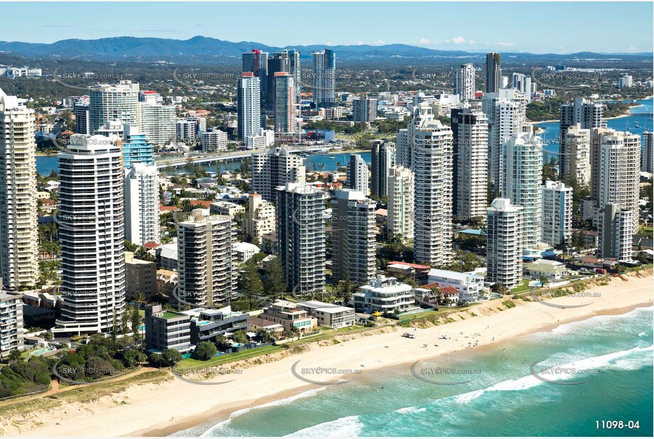 Aerial Photo of Main Beach QLD Aerial Photography