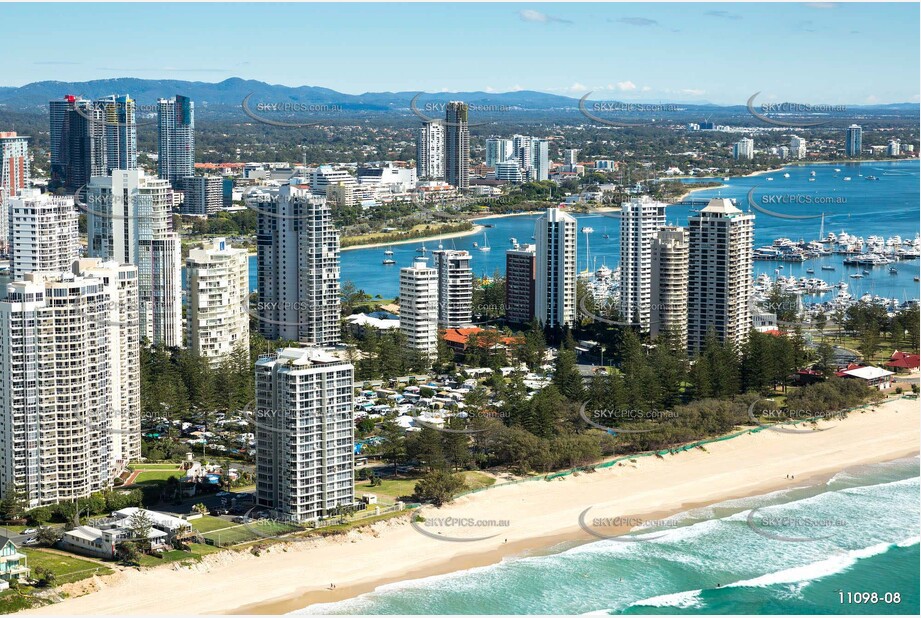 Aerial Photo of Main Beach QLD Aerial Photography