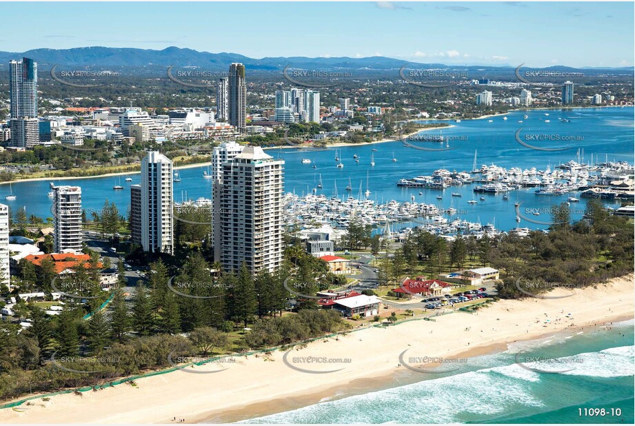 Aerial Photo of Main Beach QLD Aerial Photography