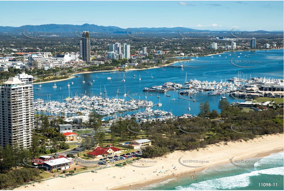 Aerial Photo of Main Beach QLD Aerial Photography