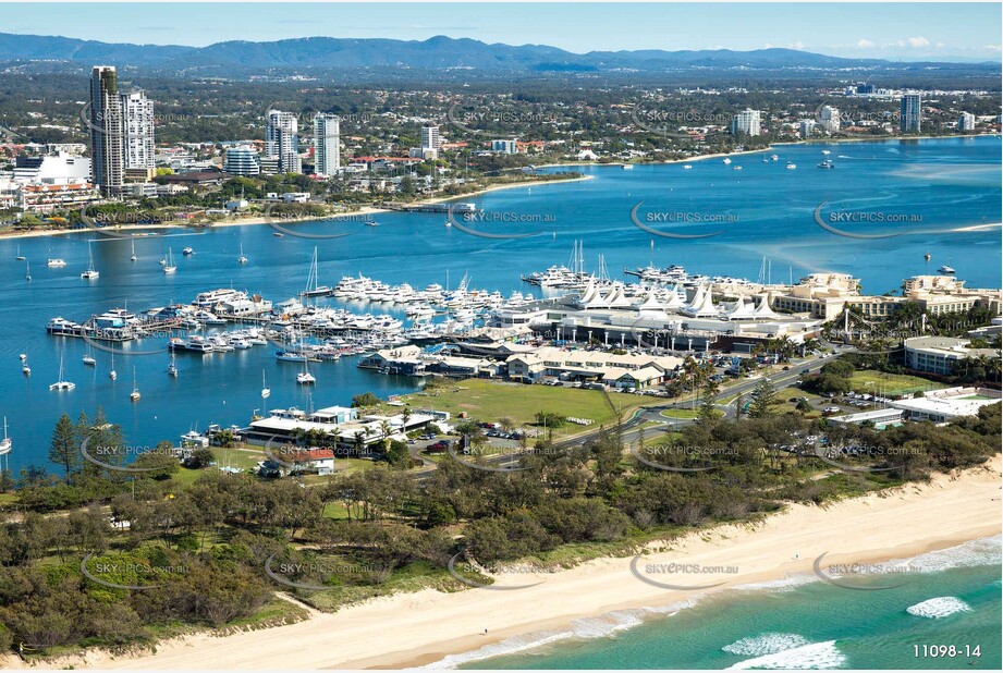 Aerial Photo of Main Beach QLD Aerial Photography