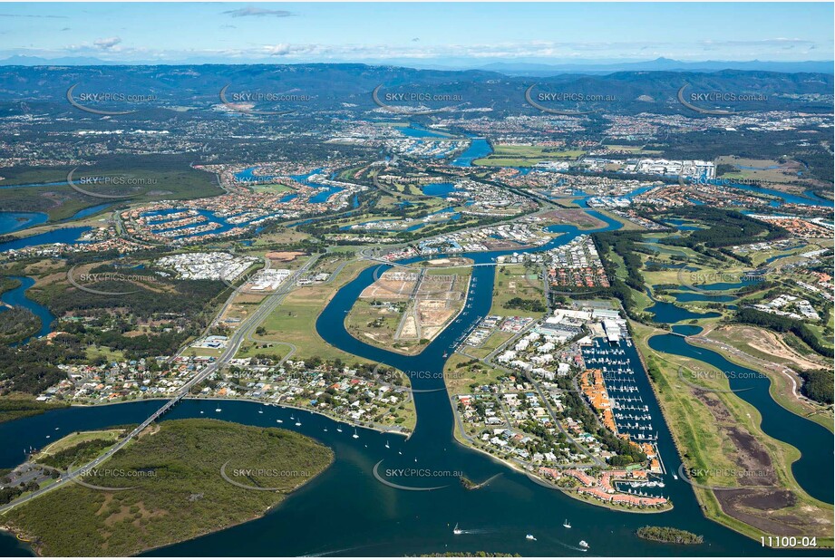 Aerial Photo Hope Island QLD Aerial Photography