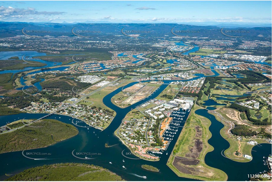 Aerial Photo Hope Island QLD Aerial Photography