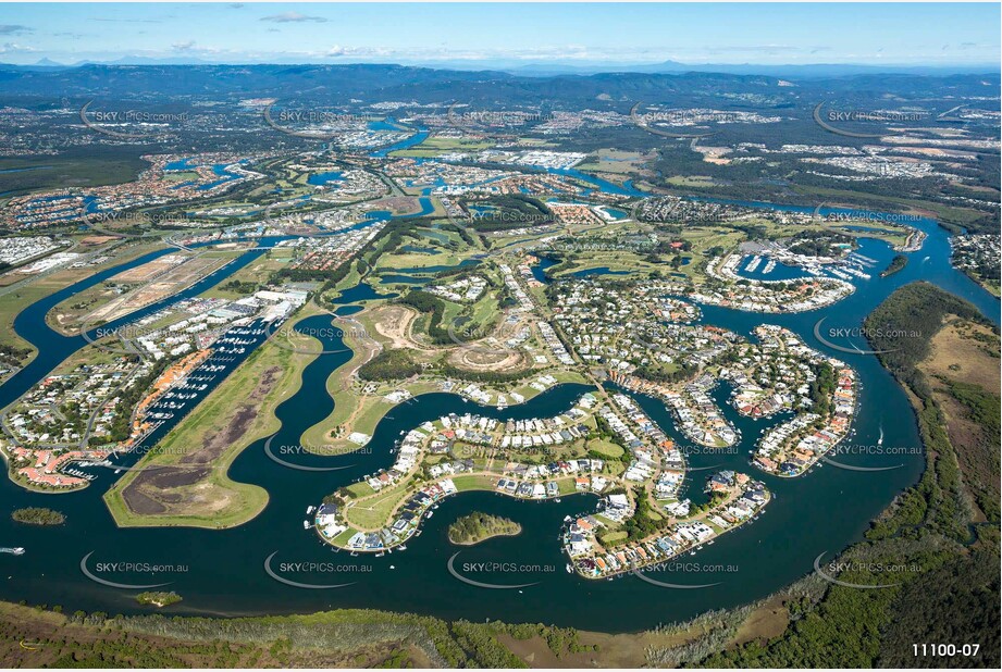 Aerial Photo Hope Island QLD Aerial Photography