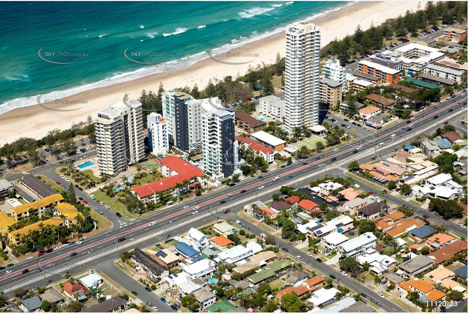 Aerial Photo Burleigh Heads QLD Aerial Photography