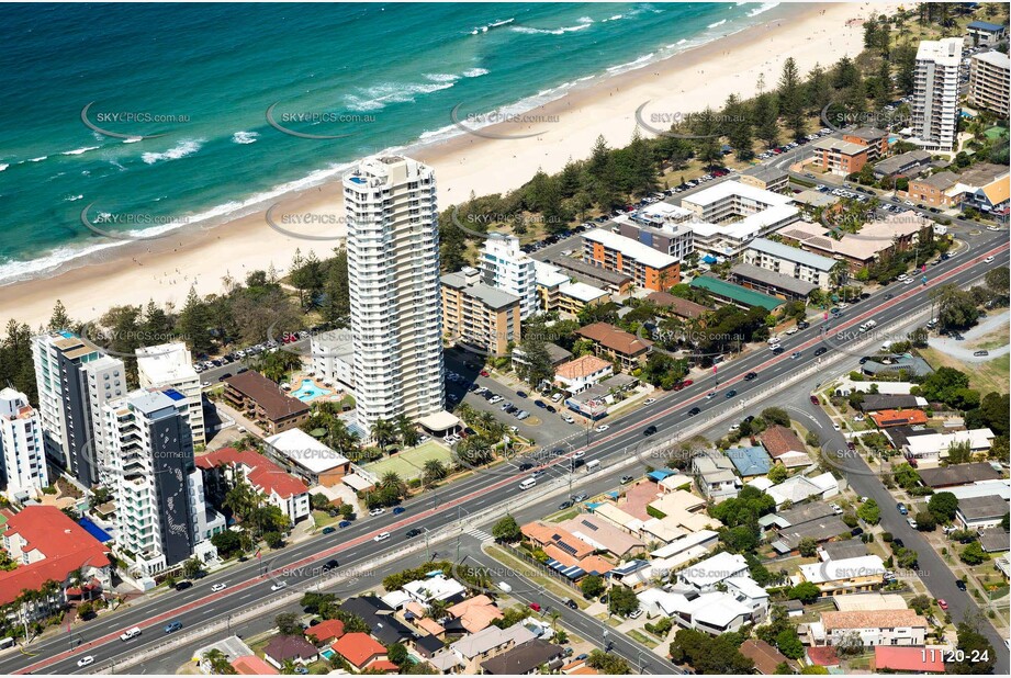 Aerial Photo Burleigh Heads QLD Aerial Photography