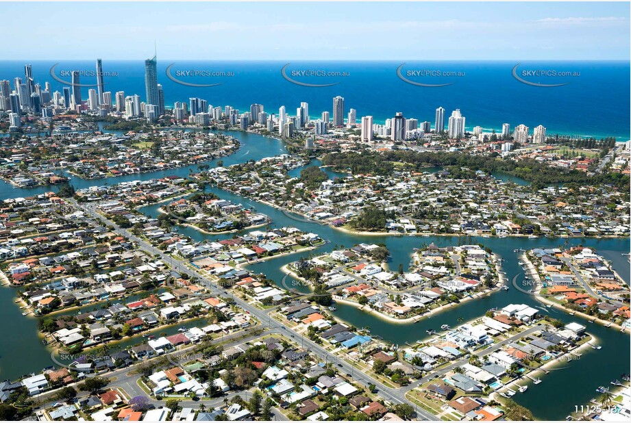 Aerial Photo Broadbeach Waters QLD Aerial Photography